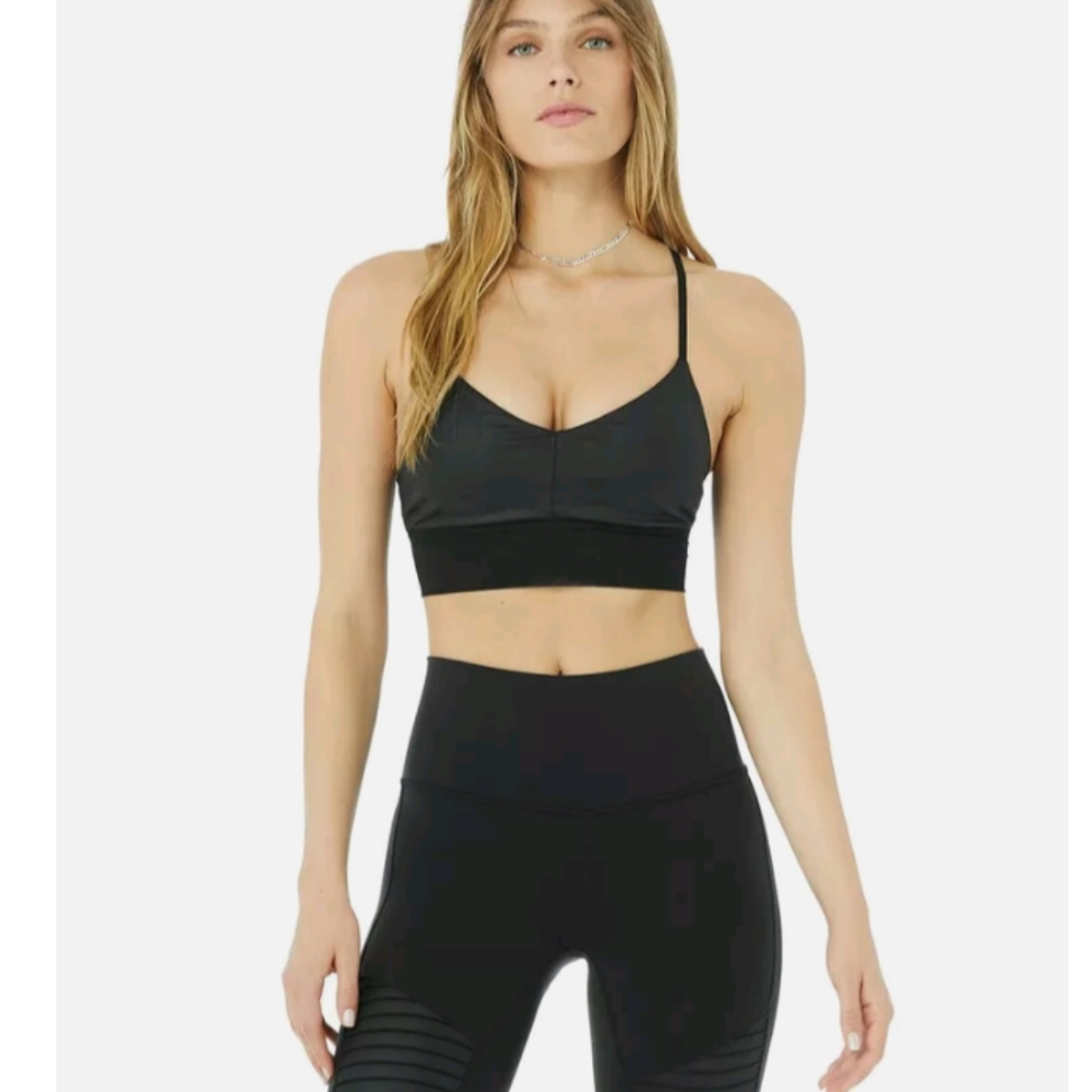 ALO YOGA LAVISH BRA L NWT